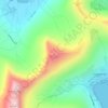 Mapa topográfico Slætnatindur, altitud, relieve
