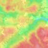 Mapa topográfico Рыгино, altitud, relieve