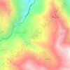 Mapa topográfico Huatta, altitud, relieve