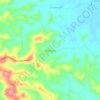 Mapa topográfico Malugay, altitud, relieve