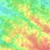 Mapa topográfico La Roulerie, altitud, relieve