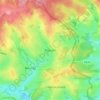 Mapa topográfico Rossart, altitud, relieve