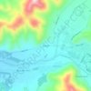 Mapa topográfico El Boldo, altitud, relieve