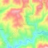 Mapa topográfico Sobral de Cima, altitud, relieve