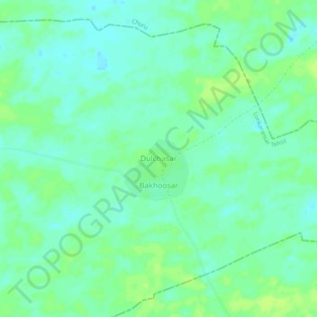 Mapa topográfico Dulchasar, altitud, relieve