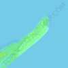 Mapa topográfico Punta Chame, altitud, relieve