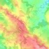 Mapa topográfico La Barrière, altitud, relieve