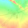 Mapa topográfico Pofadder, altitud, relieve