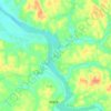 Mapa topográfico 官溪, altitud, relieve