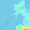 Mapa topográfico Basiao, altitud, relieve