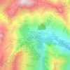 Mapa topográfico Entre les Rieux, altitud, relieve