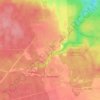 Mapa topográfico Верхние Рудицы, altitud, relieve