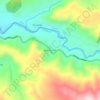 Mapa topográfico Palo Amarillo, altitud, relieve