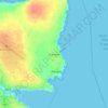 Mapa topográfico Staxigoe, altitud, relieve