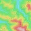 Mapa topográfico Col du Brechpunkt, altitud, relieve