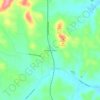 Mapa topográfico Pleasant Grove, altitud, relieve