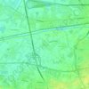 Mapa topográfico Ugnano, altitud, relieve