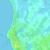 Mapa topográfico Chaucre, altitud, relieve