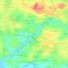 Mapa topográfico L'Olivel, altitud, relieve