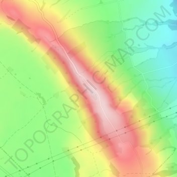 Mapa topográfico Serra do Cume, altitud, relieve