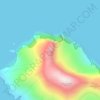 Mapa topográfico Nakkurin (norðari), altitud, relieve
