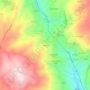 Mapa topográfico Viadores, altitud, relieve