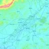 Mapa topográfico Shangrao, altitud, relieve