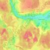 Mapa topográfico посёлок санатория "Мцыри", altitud, relieve