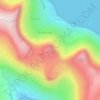 Mapa topográfico Toftaknúkur, altitud, relieve
