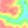 Mapa topográfico Aifa, altitud, relieve