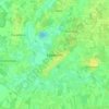 Mapa topográfico Edewecht, altitud, relieve