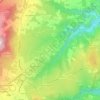 Mapa topográfico Bellin, altitud, relieve