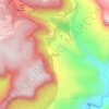 Mapa topográfico São João, altitud, relieve