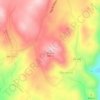 Mapa topográfico Cheira, altitud, relieve