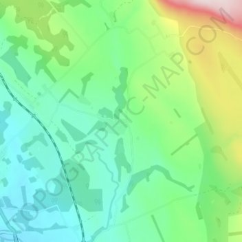 Mapa topográfico Gatelawbridge, altitud, relieve