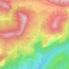 Mapa topográfico L'Estachon, altitud, relieve