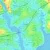 Mapa topográfico Le Corpont, altitud, relieve