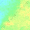Mapa topográfico Angan Hôt, altitud, relieve