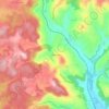 Mapa topográfico La Meynarde, altitud, relieve