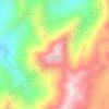 Mapa topográfico Mago Peak, altitud, relieve