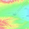 Mapa topográfico Wenquan, altitud, relieve