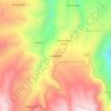 Mapa topográfico Yatzaputzán, altitud, relieve