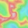 Mapa topográfico Carrauntoohil, altitud, relieve