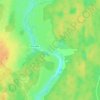 Mapa topográfico Черёмная Гора, altitud, relieve