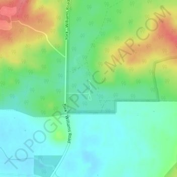 Mapa topográfico Congelin, altitud, relieve