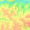 Mapa topográfico La Brosse, altitud, relieve