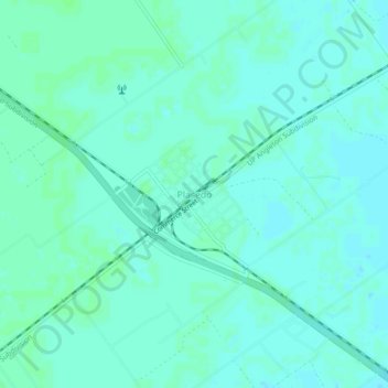 Mapa topográfico Placedo, altitud, relieve