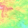 Mapa topográfico Gaziantep, altitud, relieve