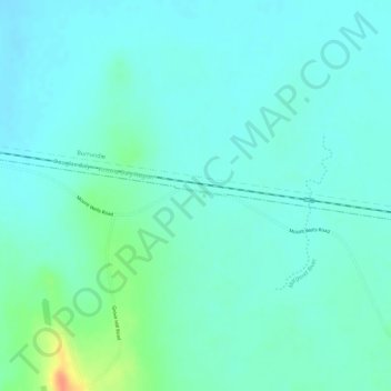 Mapa topográfico Grove Hill, altitud, relieve