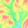 Mapa topográfico Shavertown, altitud, relieve